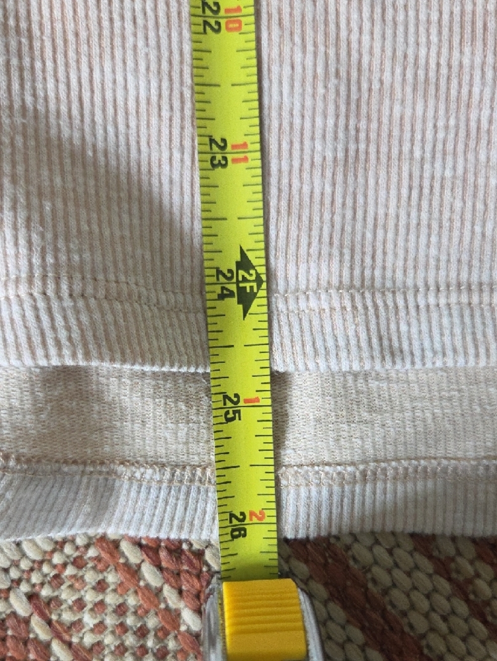 Christopher & Banks Neutral Multi Ribbed Tie-Front Pullover - Picture 11 of 13